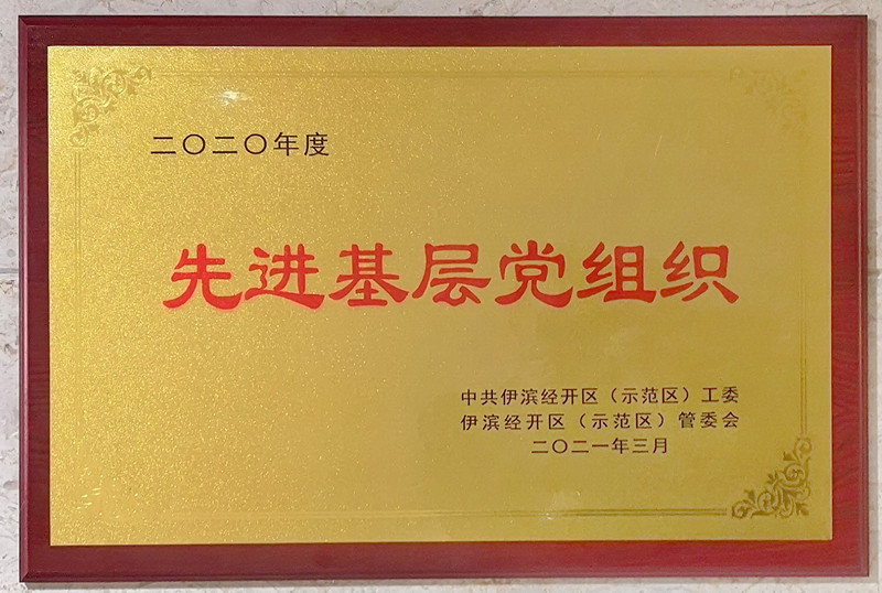 中共河南申泰控股集團總支委員會榮獲 “2020年度先進基層黨組織”榮譽稱號